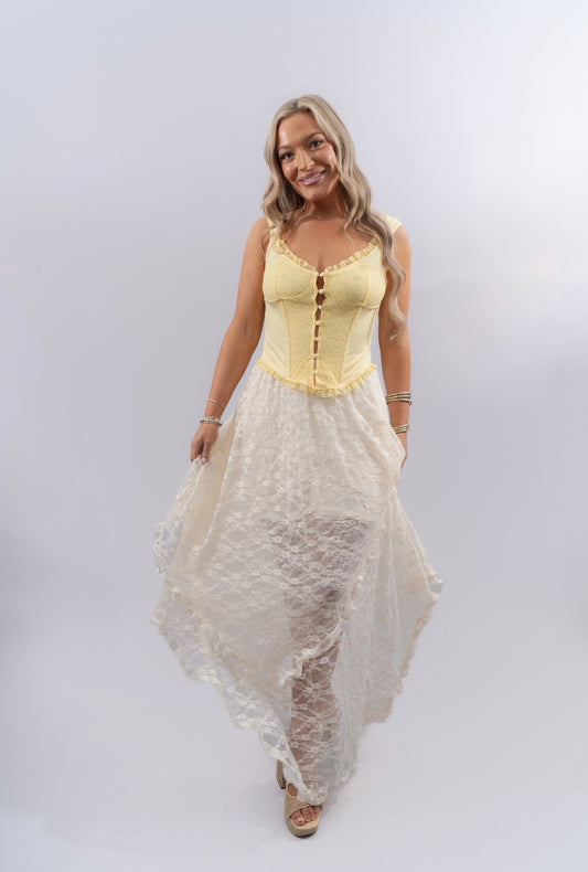 Yellow Flirty Tank