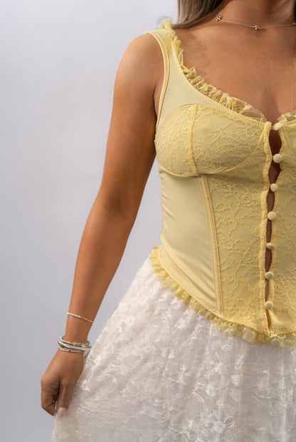 Yellow Flirty Tank